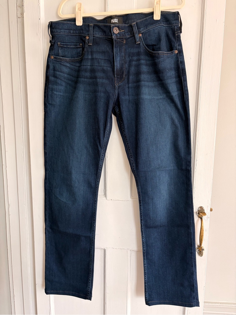PAIGE Men's Slim Straight Jeans - Indigo
